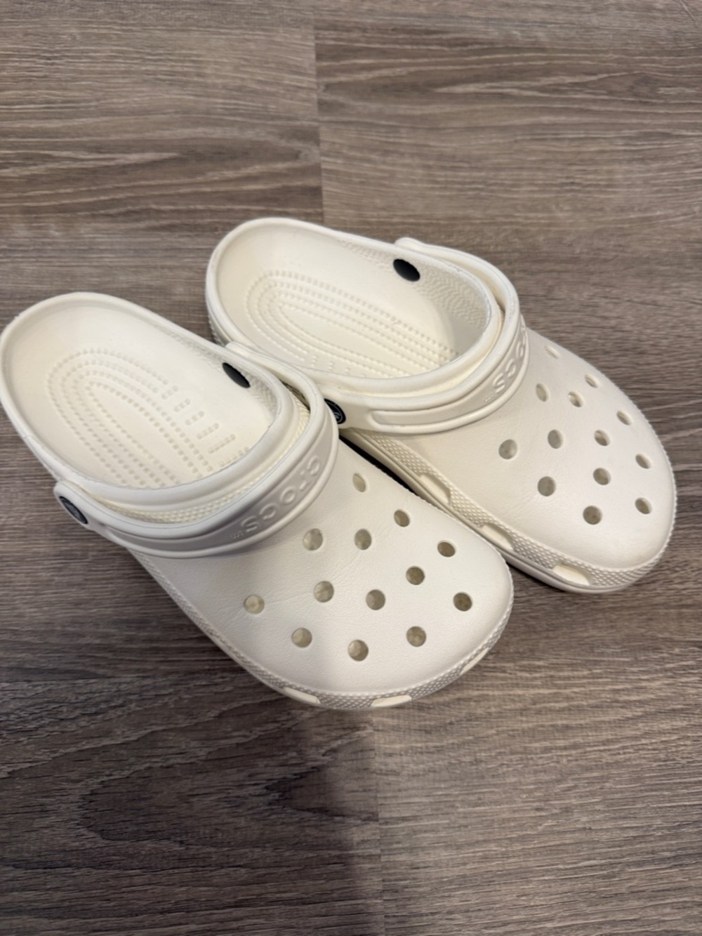 White crocs - women's 8